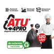 Saci menajeri ultrarezistenti, 120 Litri, 10 bucati pe rola, LDPE  Atu 4 Pro