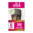 Pahare carton cu model, 6 buc/set, Ana