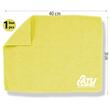 Laveta Microfibră Galbena Universala Clarina 30x40cm, 10Buc/set 100/bax