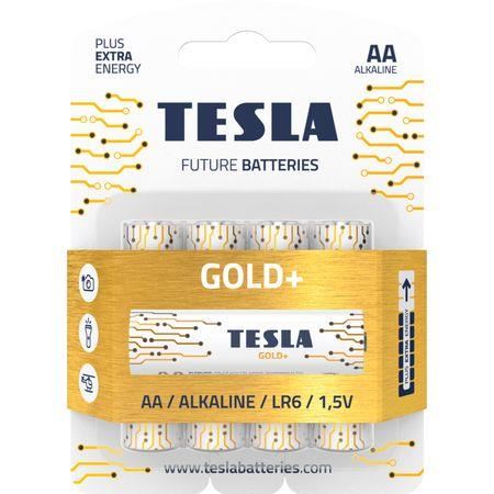 Baterii TESLA AA GOLD+, LR06, 4 buc/SET