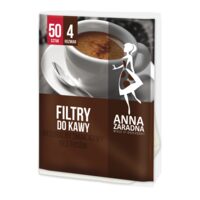 Filtre de cafea, Ana, Nr.4, 50 bucati / set