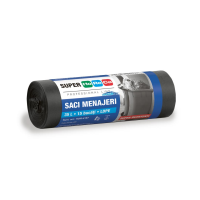 Saci menajeri ultrarezistenti 35 Litri, 15 bucati, ldpe, SuperHoReCa