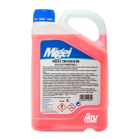 Soluție pardoseli Migei Trandafiri, 5L, curățare și parfum plăcut