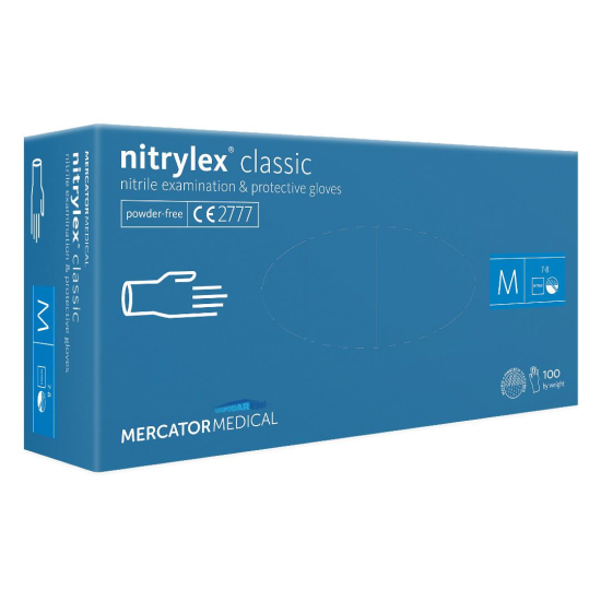Manusi nitril,VIOLET,#M, Mercatormedical100 buc