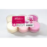 LA LUNA LUMANARI PARFUMATE pastilaMAXI, aroma magnolie, 6 buc