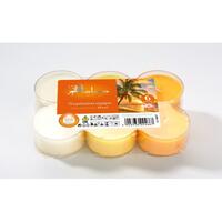 LA LUNA LUMANARI PARFUMATE pastilaMAXI, aroma tropicala,6 buc