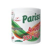 Prosop bucatarie 4 straturi alb, 550 foi, 77m, Pariss