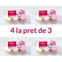 Set 4 x 6 Lumânări Magnolie La Luna - Promo 3+1 Cadou