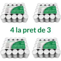 Set 4 x 100 Lumânări Pastilă Bispol 4h - Promo 3+1 Cadou