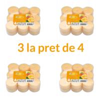 Set 4 x 18 Lumânări Pastilă Mango La Luna - Promo 3+1