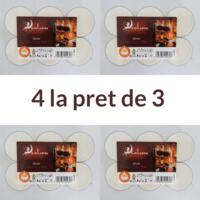 Set 4 x 6 Lumânări Maxi La Luna - Promoție 3+1 Cadou