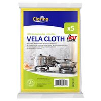 Lavete biodegradabile Vela Clarina 5 buc 43x33cm