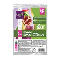 Pungi Alimentare Luxia 1L/1kg Congelator 19,5x28,5 cm LDPE 23 Microni – Depozitare Sigură și Proaspătă