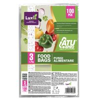 Pungi Alimentare Luxia 3L/3kg Congelator 26x38 cm LDPE 23 Microni – Depozitare Sigură și Proaspătă