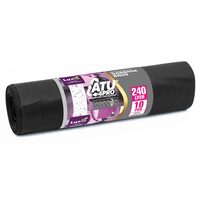 LUXIA SACI MENAJERI 240 LITRI 10 BUC ULTRAREZISTENTI LDPE