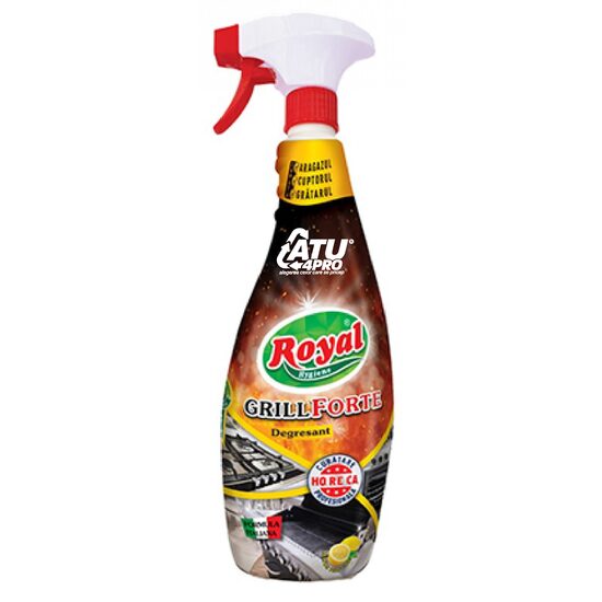Degresant Concentrat Royal Hygiene Grill Forte 750ml - Curățare Eficientă pentru Grătare, Cuptoare și Suprafațe Dificile