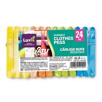 Carlige rufe Luxia, 24 bucăți, super rezistente