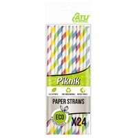 Paie drepte color BIO 6/197 24 buc. Piknik