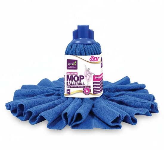Mop microfibră Ballerina albastru Luxia