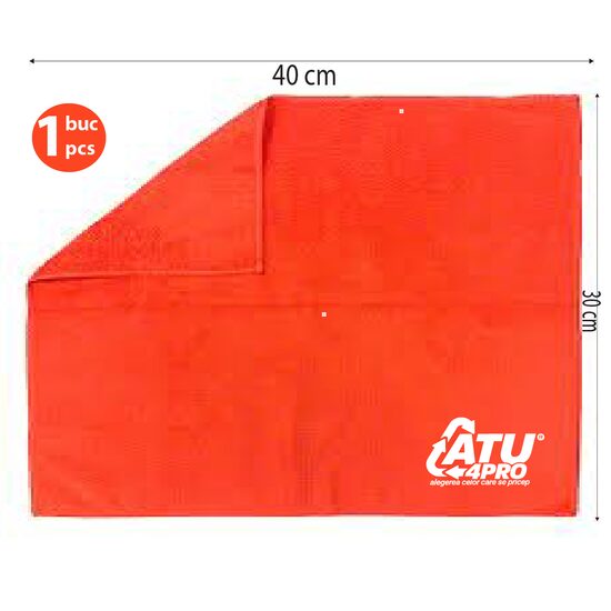 Laveta Microfibră Rosie Universala Clarina 30x40cm, 10Buc/set 100/bax
