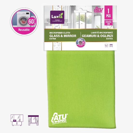 Laveta Luxia Microfibra Geamuri și Oglinzi 32x32 cm