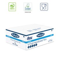 Prosop Pliat V BulkySoft, 2 Straturi, 21x20.5 cm