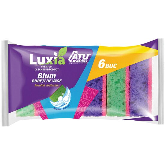 LUXIA Bureți Vase Blum Premium 6 Buc/Set