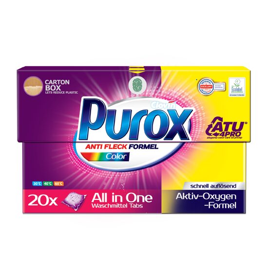 Capsule detergent color Purox Clovin 20 buc
