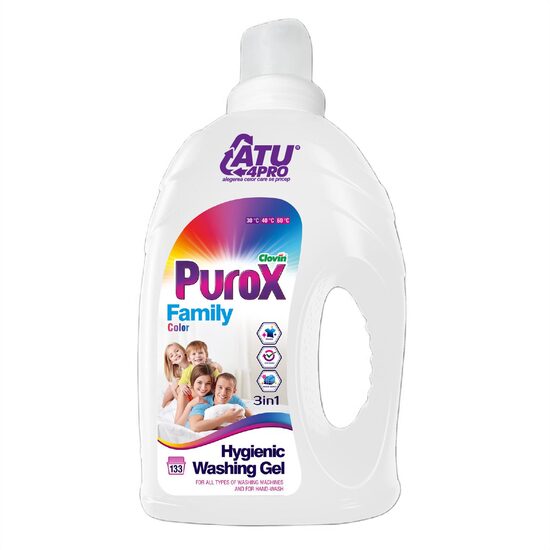 Detergent color Purox Family Clovin 4L