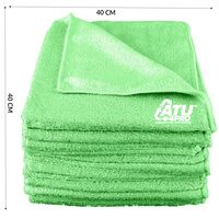 Lavete microfibră Clarina verzi 5buc 40x40