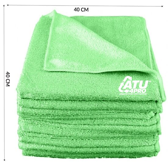 Lavete microfibră Clarina verzi 5buc 40x40