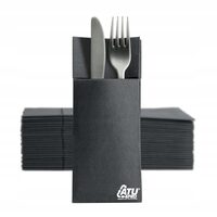 Servetele Kangaroo Clarina 40x40 Negre 50buc