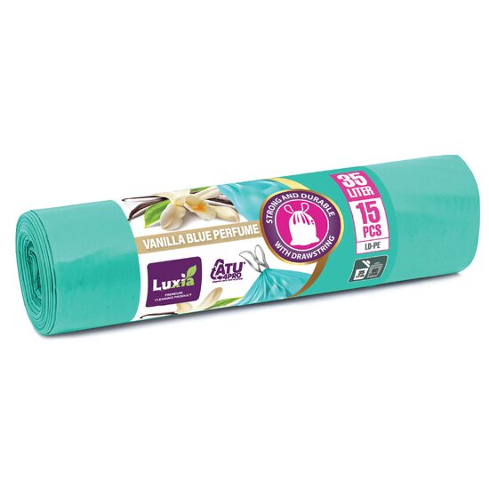 Saci menajeri LUXIA 35L cu snur parfum Vanilla Blue
