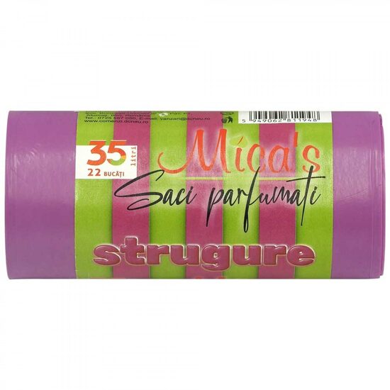 Saci menajeri Micas 35L urechi parfum strugure