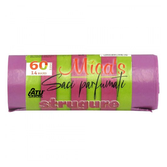 Saci menajeri Micas 60L urechi parfum strugure