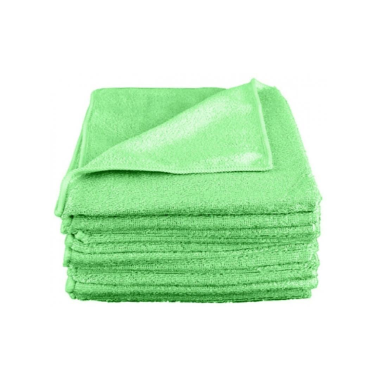 Laveta Microfibra universala, Horeca. 40x40 cm, verde, 5 /set