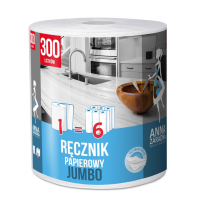 Prosop de hartie JUMBO , 300 foli, Ana